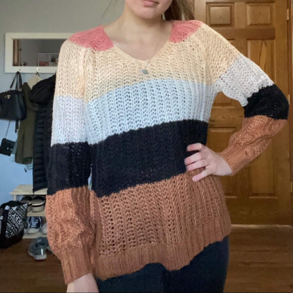 American Eagle Striped Sweater